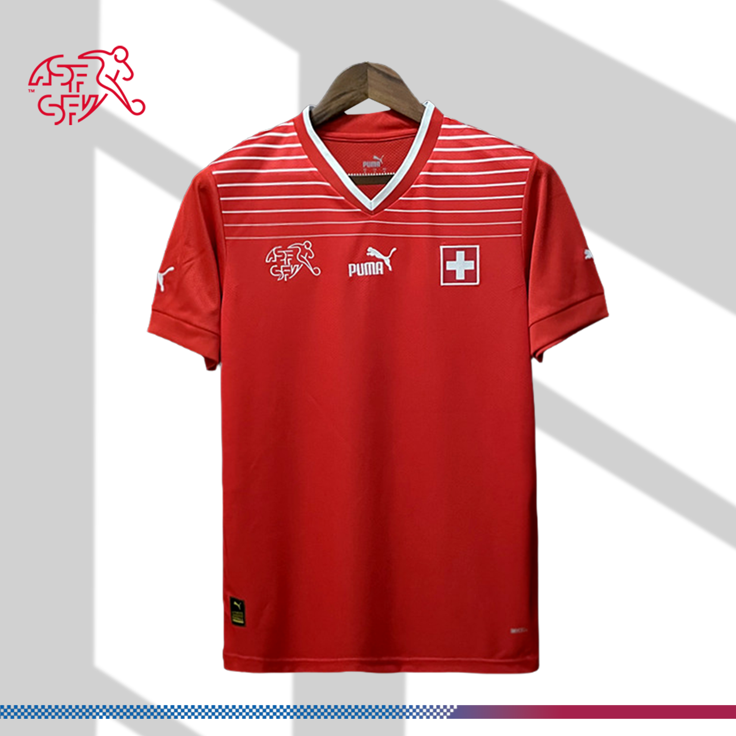 SKU-033145b03a 2022 Switzerland Home Football Shirt (Fan Edition) - Image 1