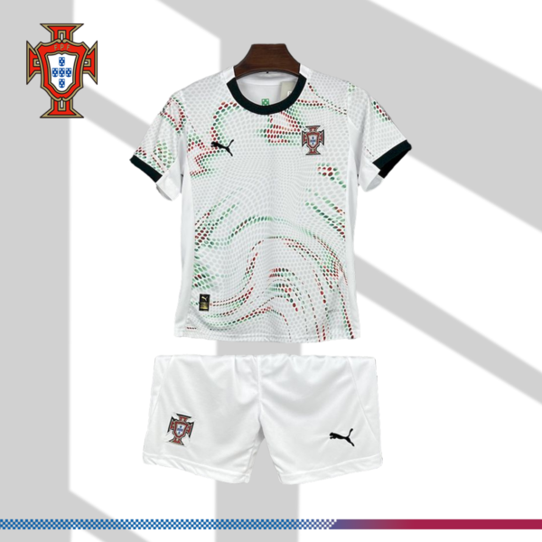 2025/2026 Portugal Away Kids Football Shirt (Kids Kit)