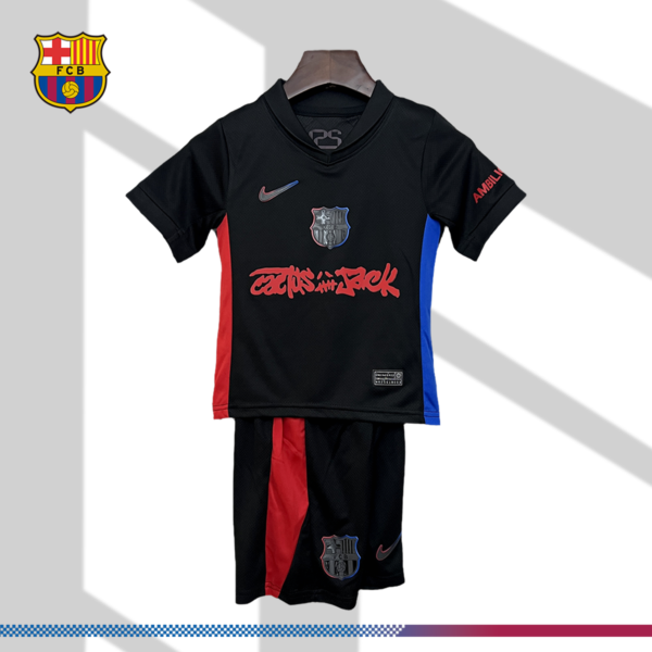 2025/2026 Barcelona Away Kids Kit (Kids Kit)