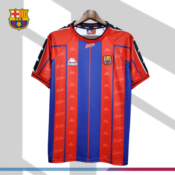 1997/1998 Barcelona Home Retro Football Shirt