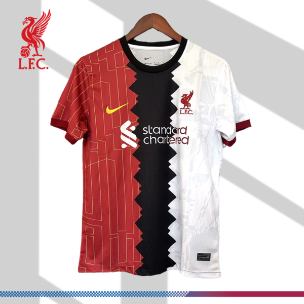2024/2025 Liverpool Tricolor Football Shirt(Fans)