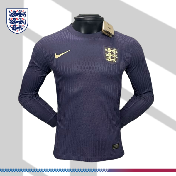 2024/2025 England Away Long Sleeves Football Shirt (Player Edition)