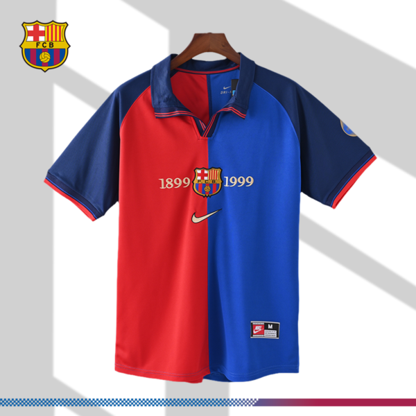 1899/1999 Barcelona Centenary Retro Football Shirt