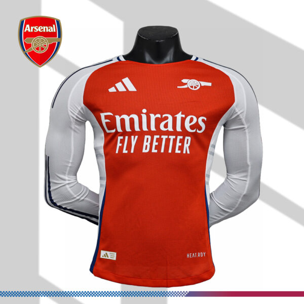 2024/2025 Arsenal Home Long Sleeve Football Jersey (Players)