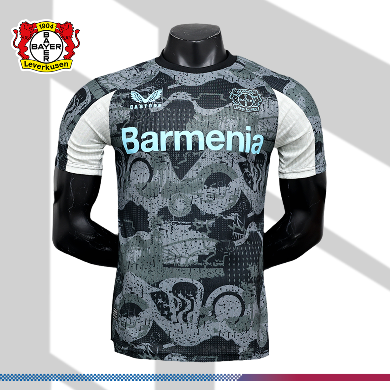SKU-210827b6f0 2024/2025 Leverkusen Second Away Football Shirt (Player Edition) - Image 1
