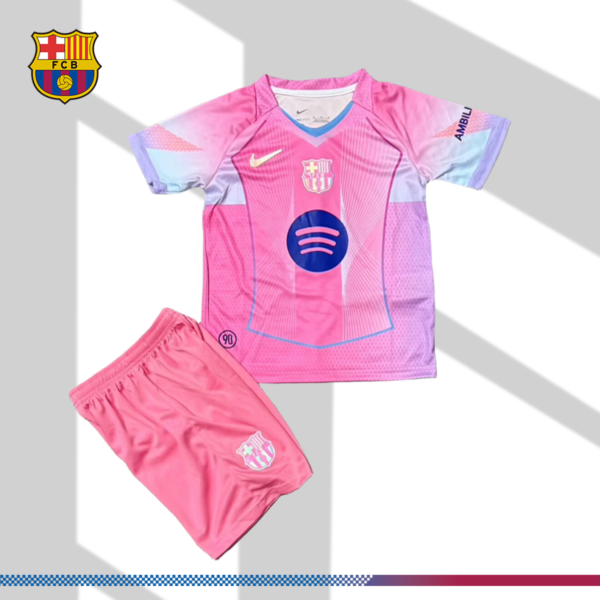 2025/2026 Barcelona Fan Special Edition Football Shirt (Kids Kit)