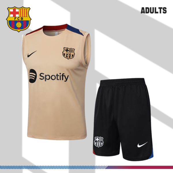 2024/2025 Barcelona Khaki vest training uniform (adult kit)