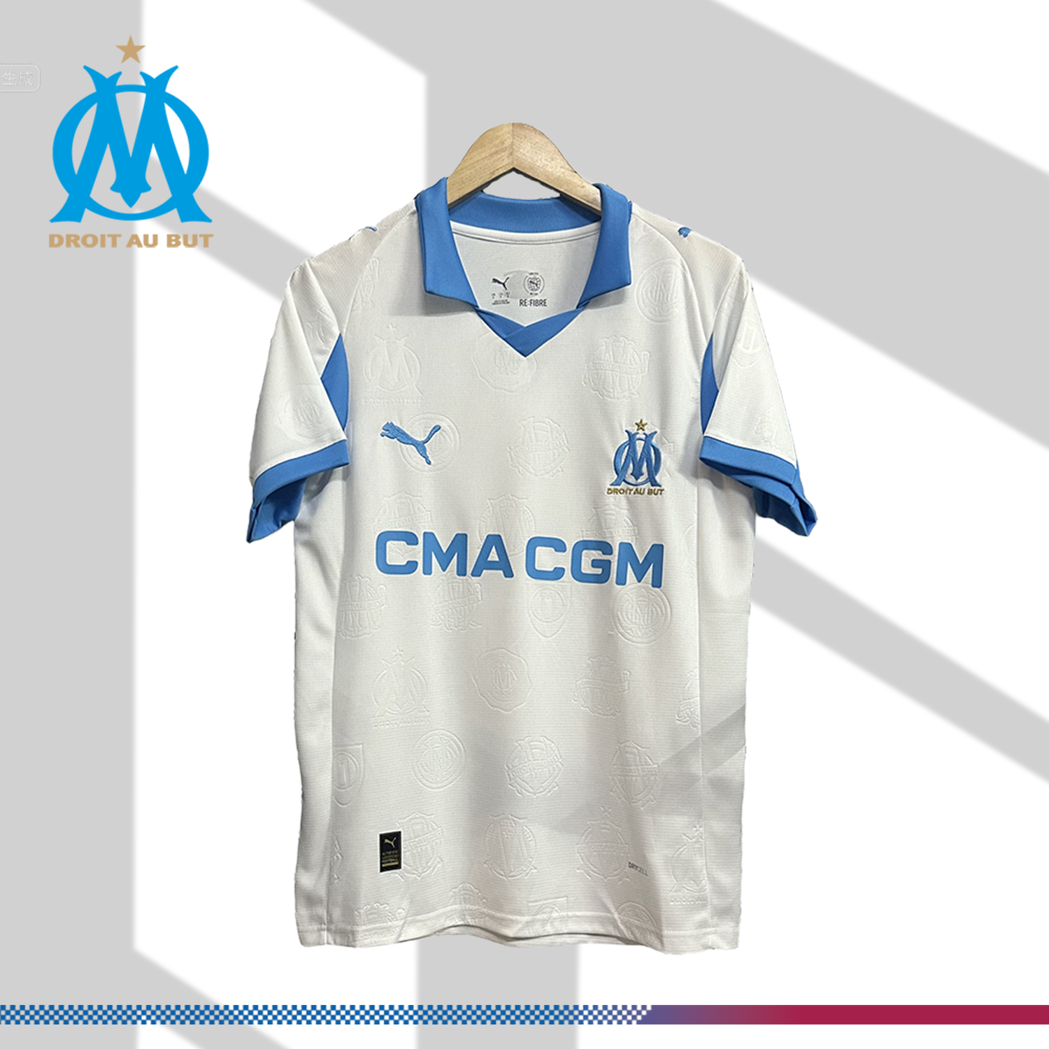 SKU-2232413443 2025/2026 Marseille Home Football Shirt(Fan Edition) - Image 1