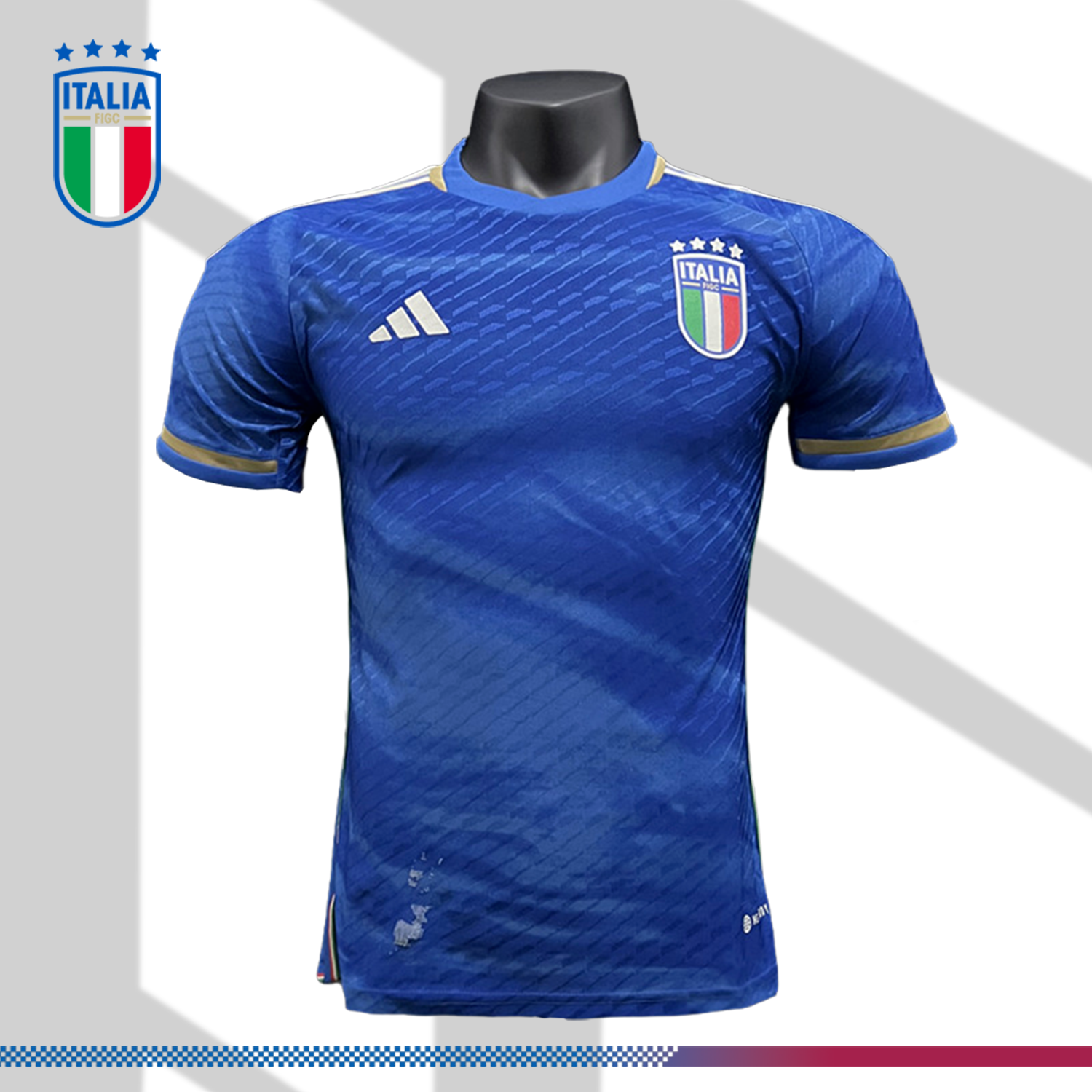 SKU-223610b9a3 2023/2024 Italy Home Football Shirt (Fan Edition) - Image 1