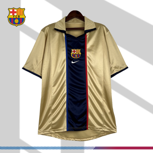 2001/2002 Barcelona Away Retro Football Shirt