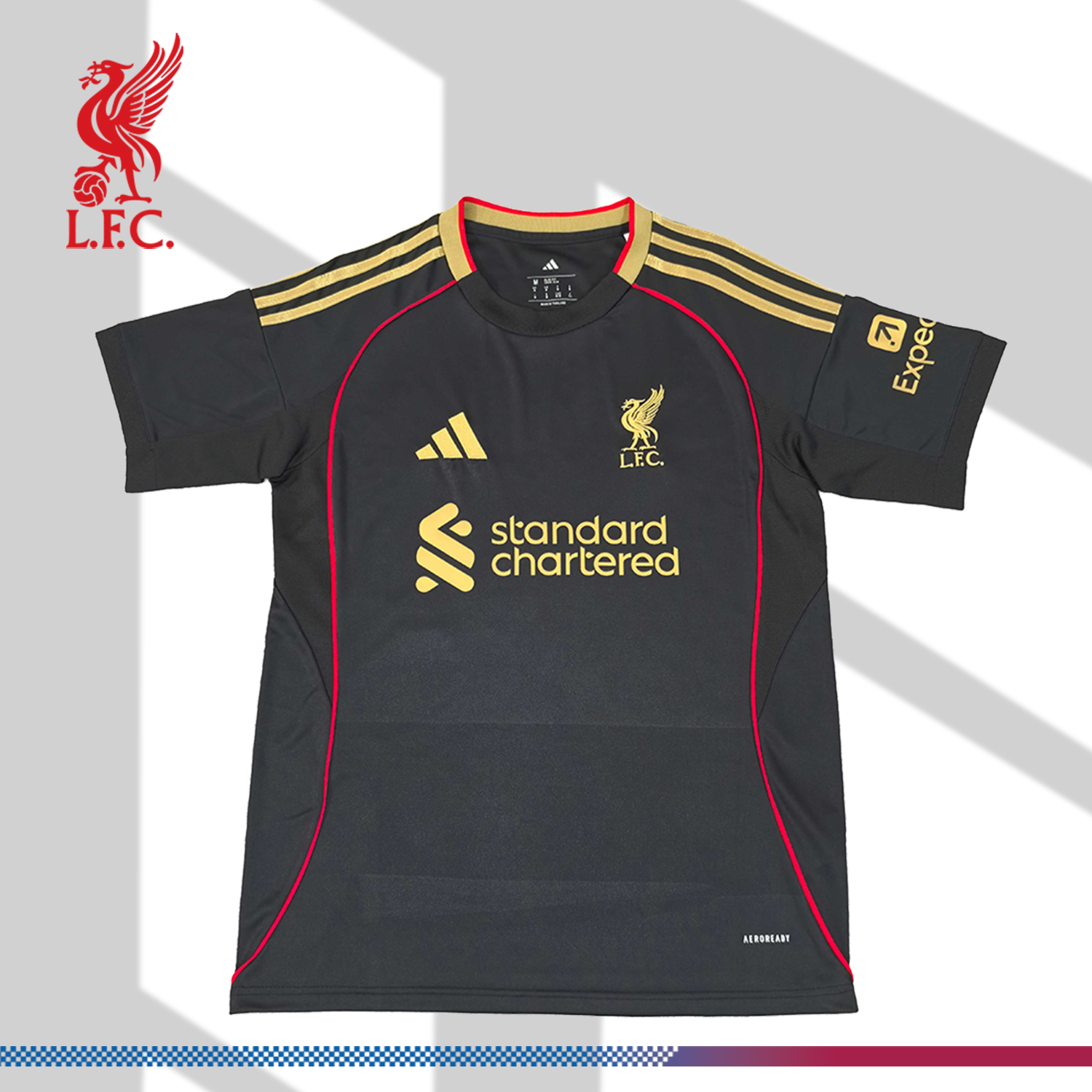 SKU-2336048e9f 2025/2026 Liverpool Black Special Edition Football Jersey (Fans) - Image 1