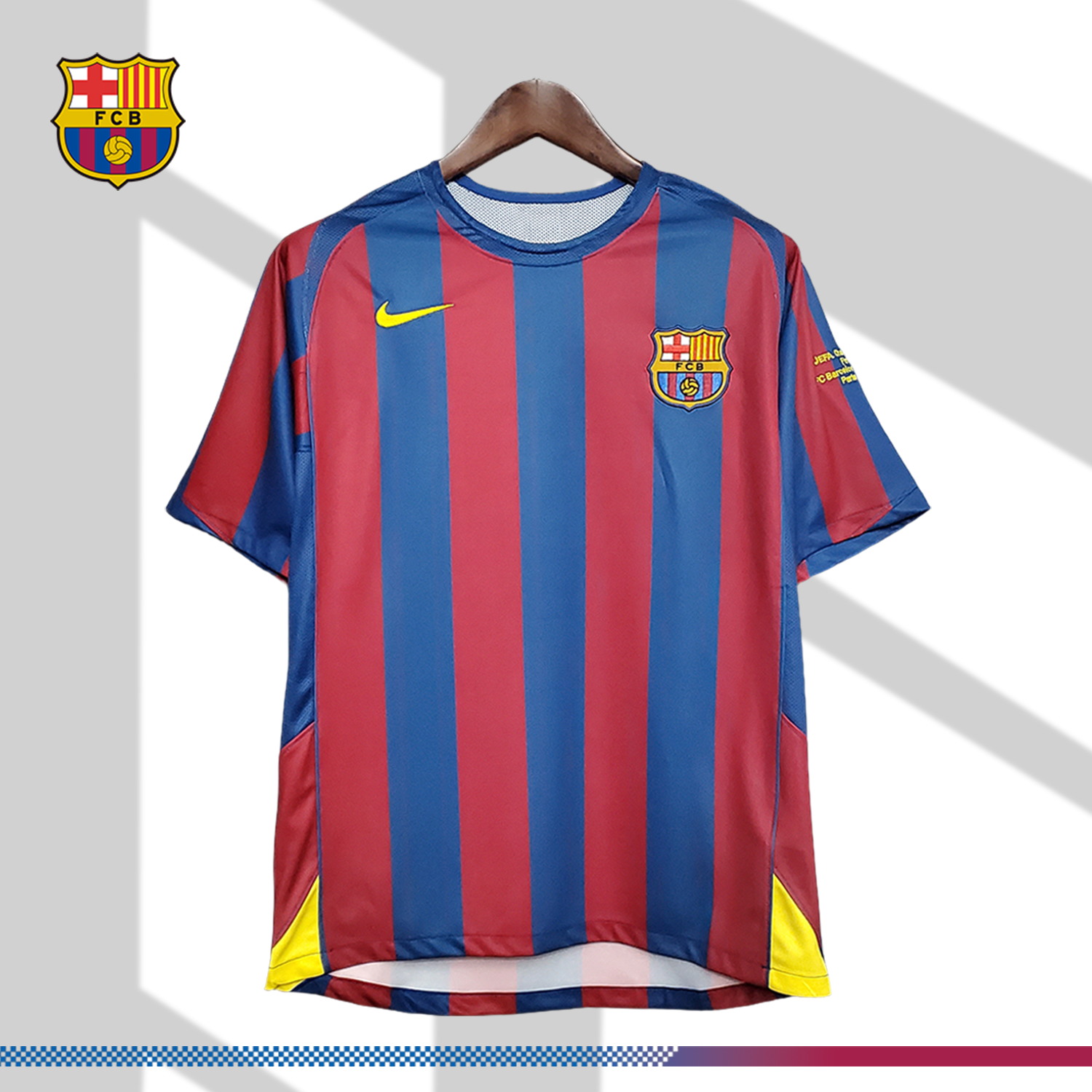 SKU-234014413e 2006 Barcelona Home Retro Jersey Champions League Final - Image 1