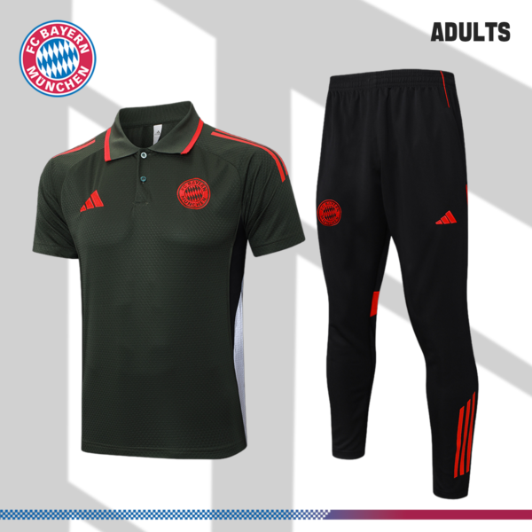2025/2026 Bayern Munich polo dark green (adult kit)