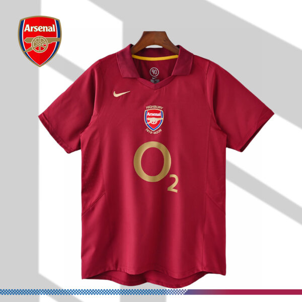 2005/2006 Arsenal Vintage Home Football Shirt