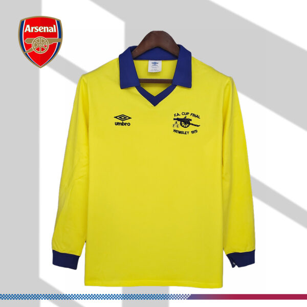 1971/1979 Retro long sleeve Arsenal away yellow