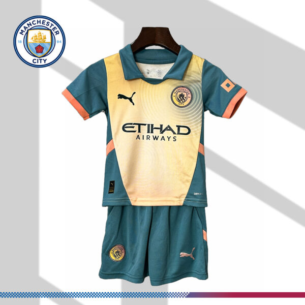 2024/2025 Manchester City FC Fourth Football Shirt (Kids Kit)