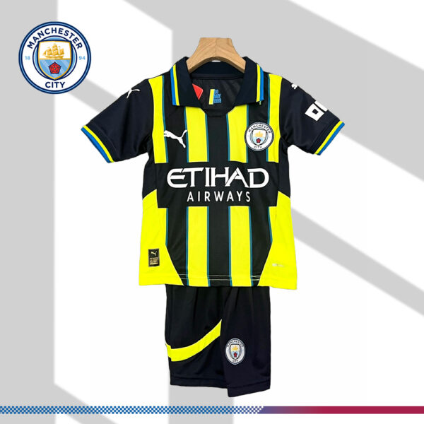 2024/2025 Manchester City Away Football Shirt (Kids Kit)