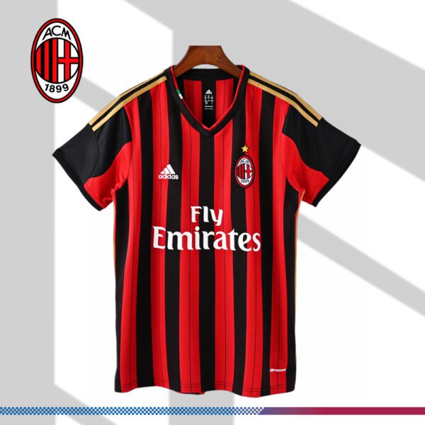 2013/2014 AC Milan Home Retro Football Shirt