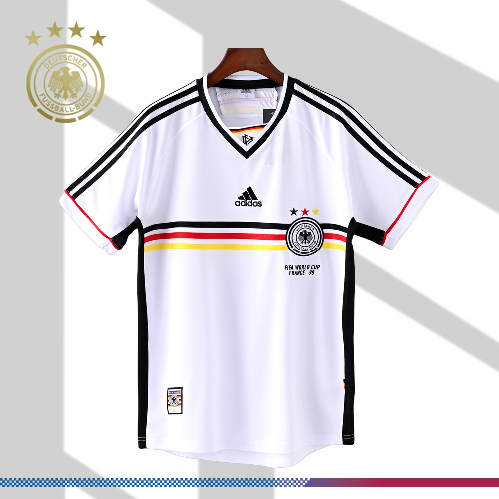 a4f5058912-2324414050 1998 Germany Home Retro Football Shirt - Image 1