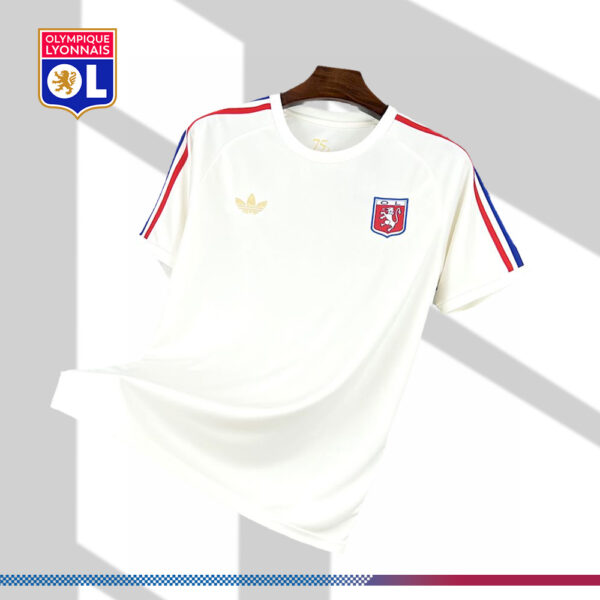 2025/2026 Lyon 75th Anniversary Special Edition Football Shirt (Fan Edition)