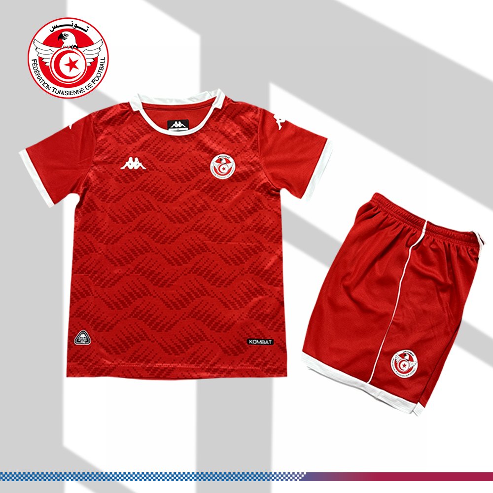 ae7825a9jpeg-2246507973 2026 Tunisia Home Football Shirt (Kids Kit) - Image 1