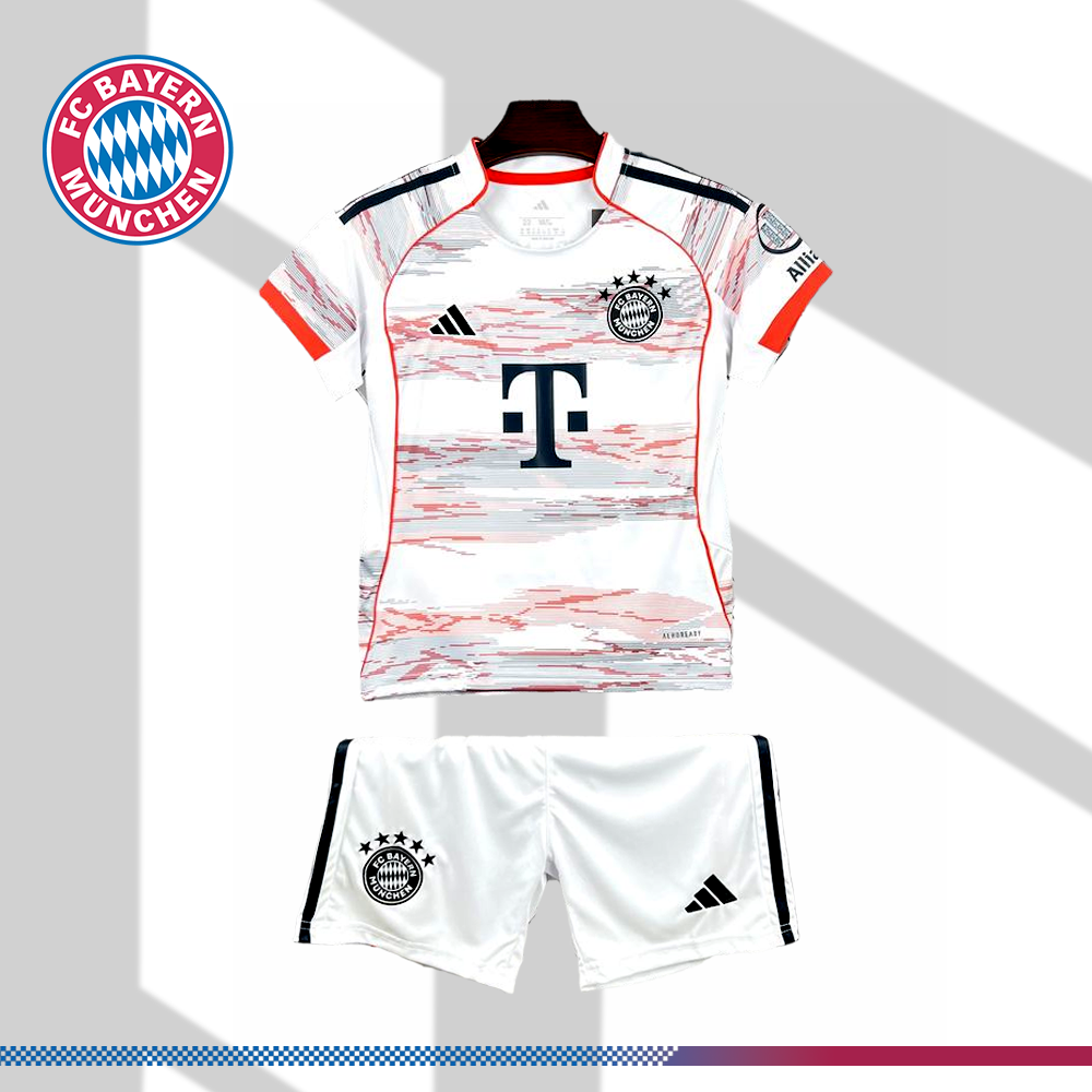 af7341052c-025018a230 2025/2026 Bayern Munich Away Football Shorts (Kids Kit) - Image 1