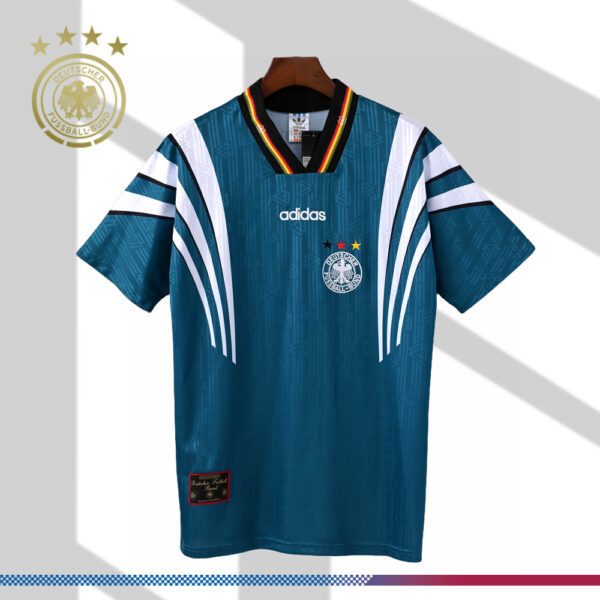 1996 Germany Away Retro Football Shirt