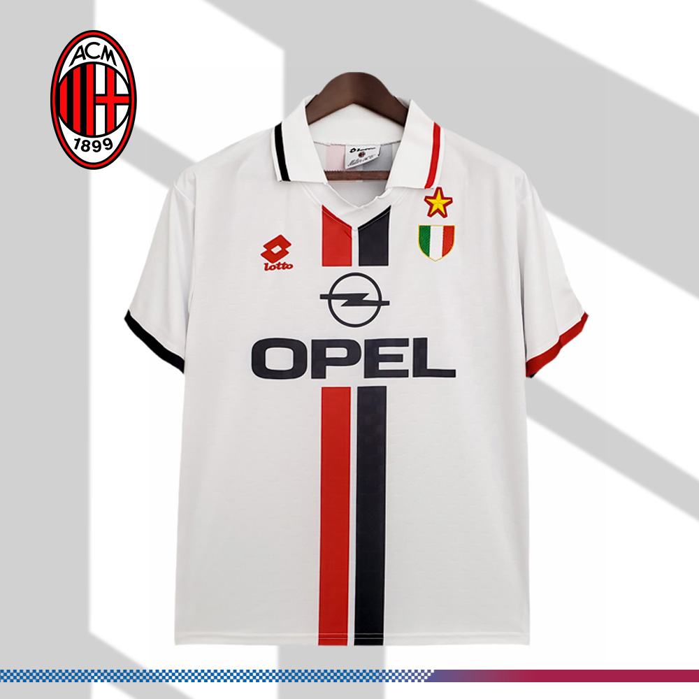 b203425388-0652356f04 1995/1997 AC Milan Away Retro Football Shirt - Image 1