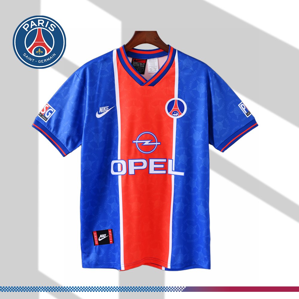 b3f40b7883-042106587b 1995/1996 Paris Saint-Germain Home Retro Football Shirt - Image 1