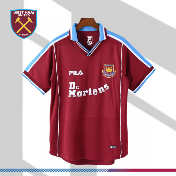1999/2000 West Ham United Home Retro Football Shirt