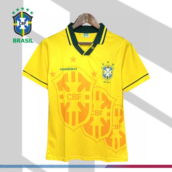 1994 Brazil World Cup Home Retro Football Shirt