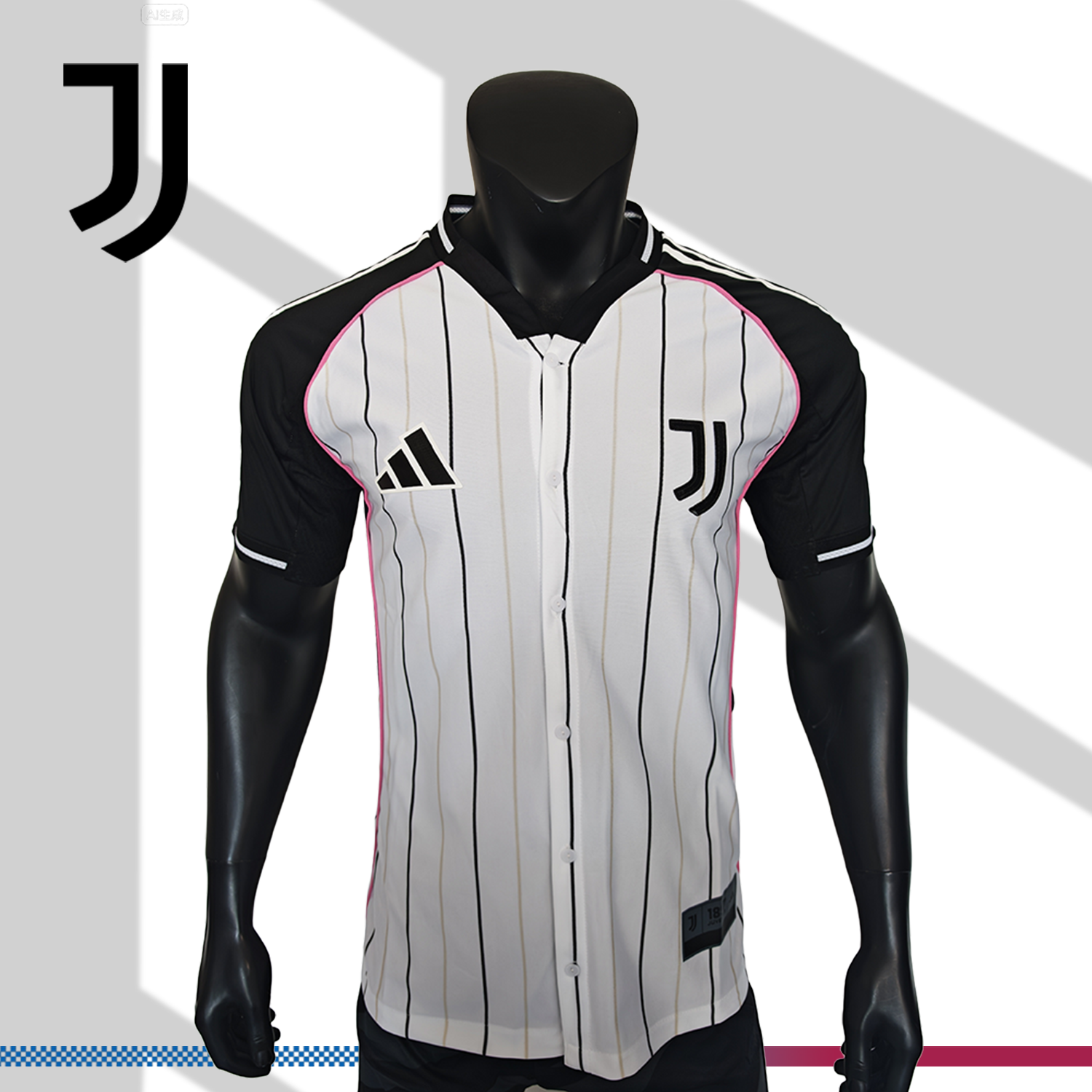 b7d0aa6635-0223462233 2025/2026 Juventus Casual baseball uniform Football Shirt (Player ) - Image 1