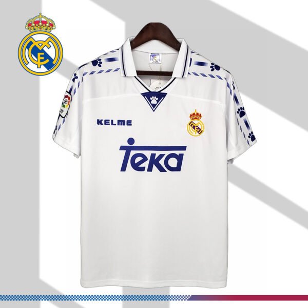 1996/1997 Real Madrid Home Retro Football Shirt