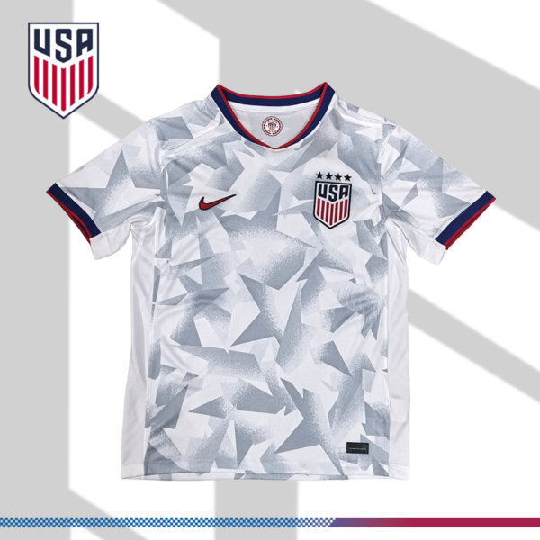 2025 USA home football shirt with stars (Fan Edition)