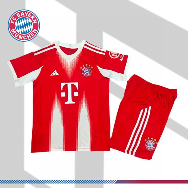 2025/2026 Bayern Munich Home Football shirt (Kids Kit)