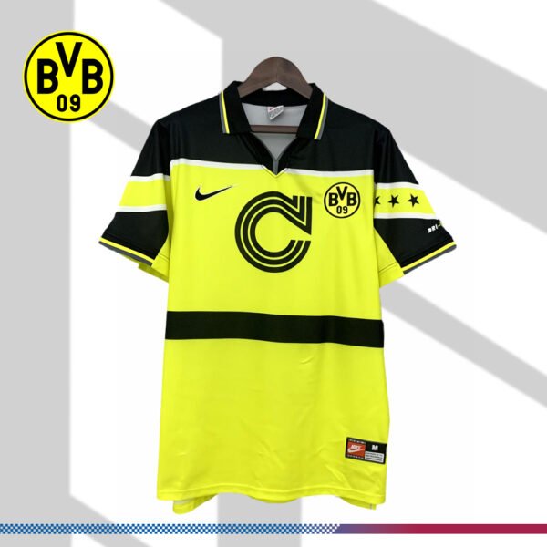 1996/1997 Dortmund Home Retro Football Shirt