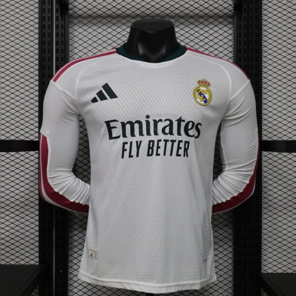 2026/2027 Real Madrid Long-Sleeve Home Football Jersey (Player Version)
