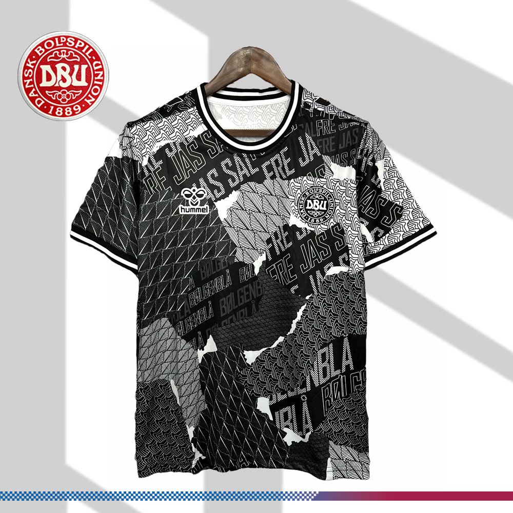 c0ce441fa3-0047539edd 2024/2025 Denmark Pre-match Training Football Shirt (Fan Edition) - Image 1