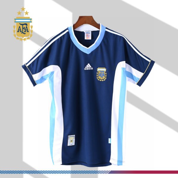 1989 Argentina Away Retro Football Shirt