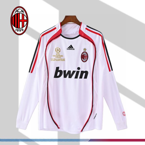 2006/2007 AC Milan Away Long Sleeve Vintage Football Shirt