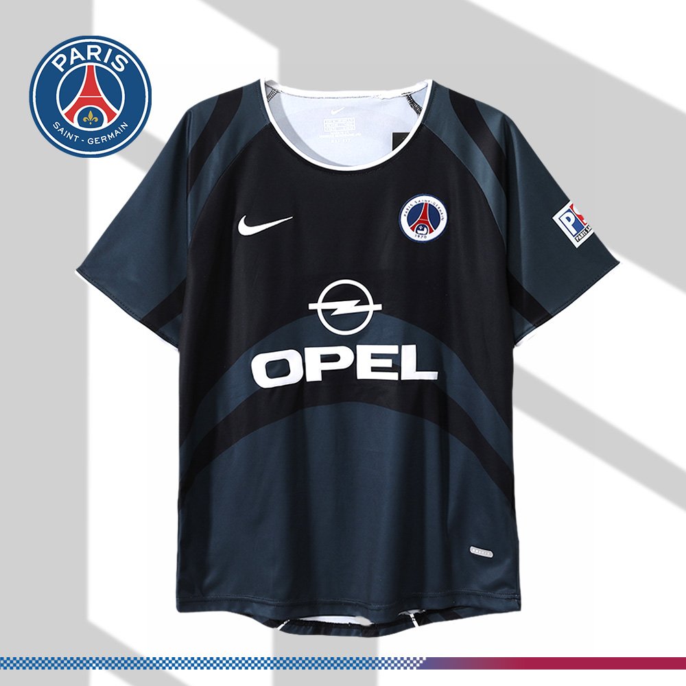 c31214c76d-031546d851 2001/2002 Paris Saint-Germain Second Away Retro Football Shirt - Image 1