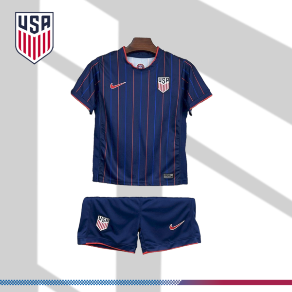 2025 USA Away Football Shirt (Kids Kit)