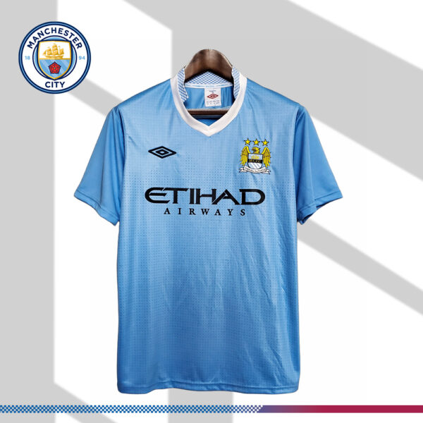 2011/2012 Manchester City Retro Home Football Shirt