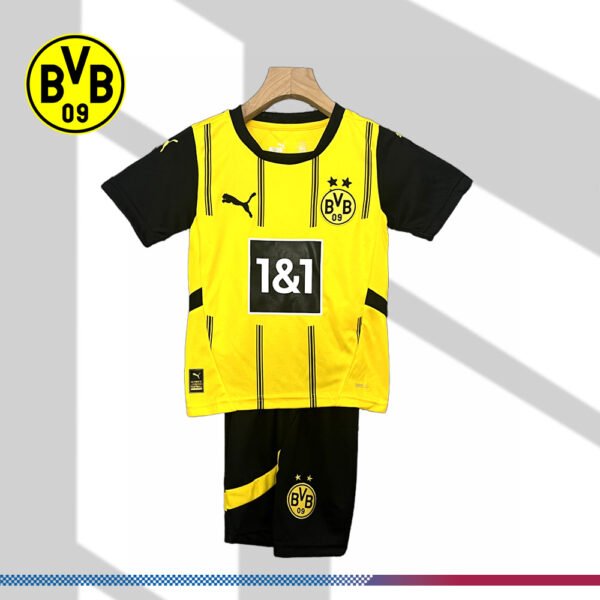 2024/2025 Dortmund Home Football Shirt (Kids Kit)