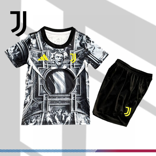 2025/2026 Juventus Pre-match Training Football Jersey (Kids Kit)