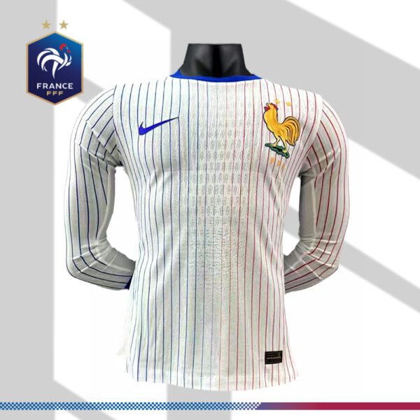 2024/2025 France Away Long Sleeved Football Shirt (Player Edition)