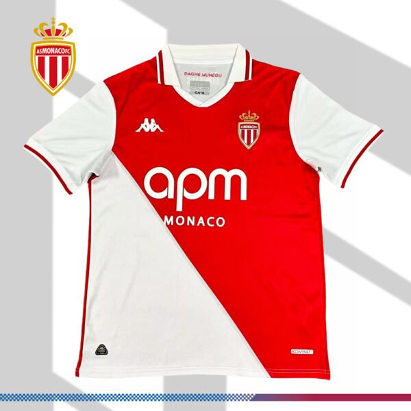 2024/2025 Monaco Home Football Shirt （Fan Edition）