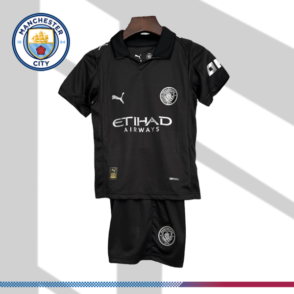 2025/2026 Manchester City FC Away Football Shirt (Kids Kit)