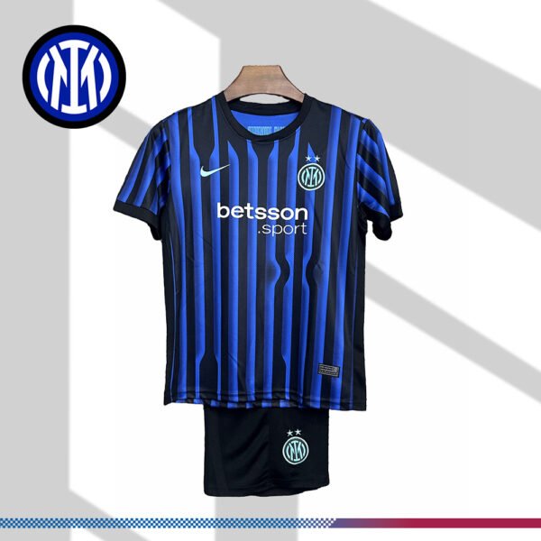 2025/2026 Inter Milan Home Football Shirt (Kid's Kit)