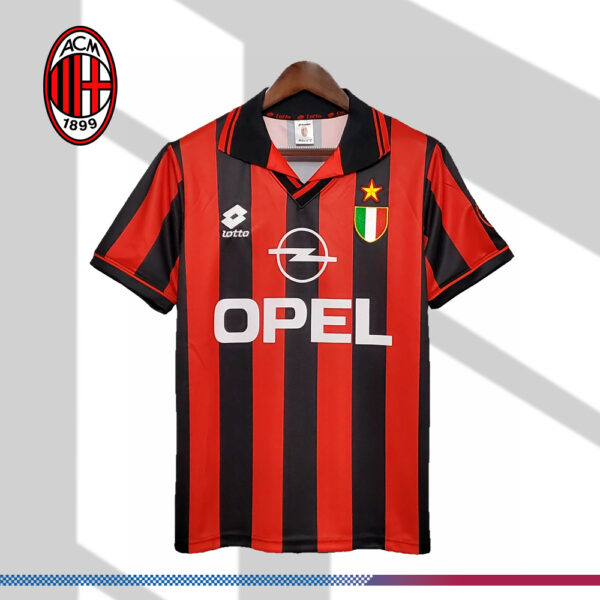 1996/1997 AC Milan Home Retro Football Shirt